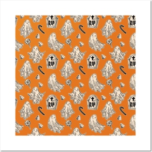 Halloween Pattern Posters and Art